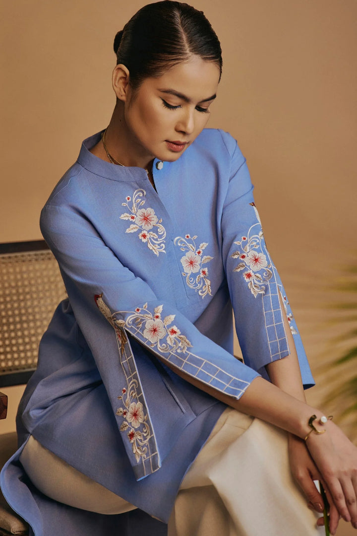 Origani Blue Bird Escape Tunic