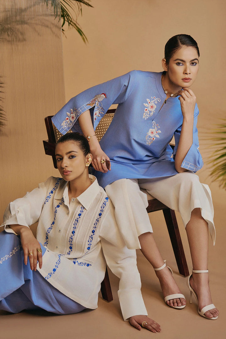 Origani Blue Bird Escape Co-ord Set