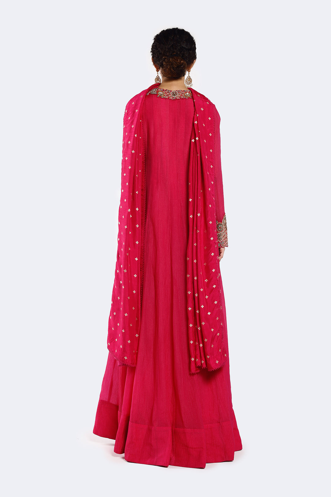 Bedecked Paisley Anarkali Suit set