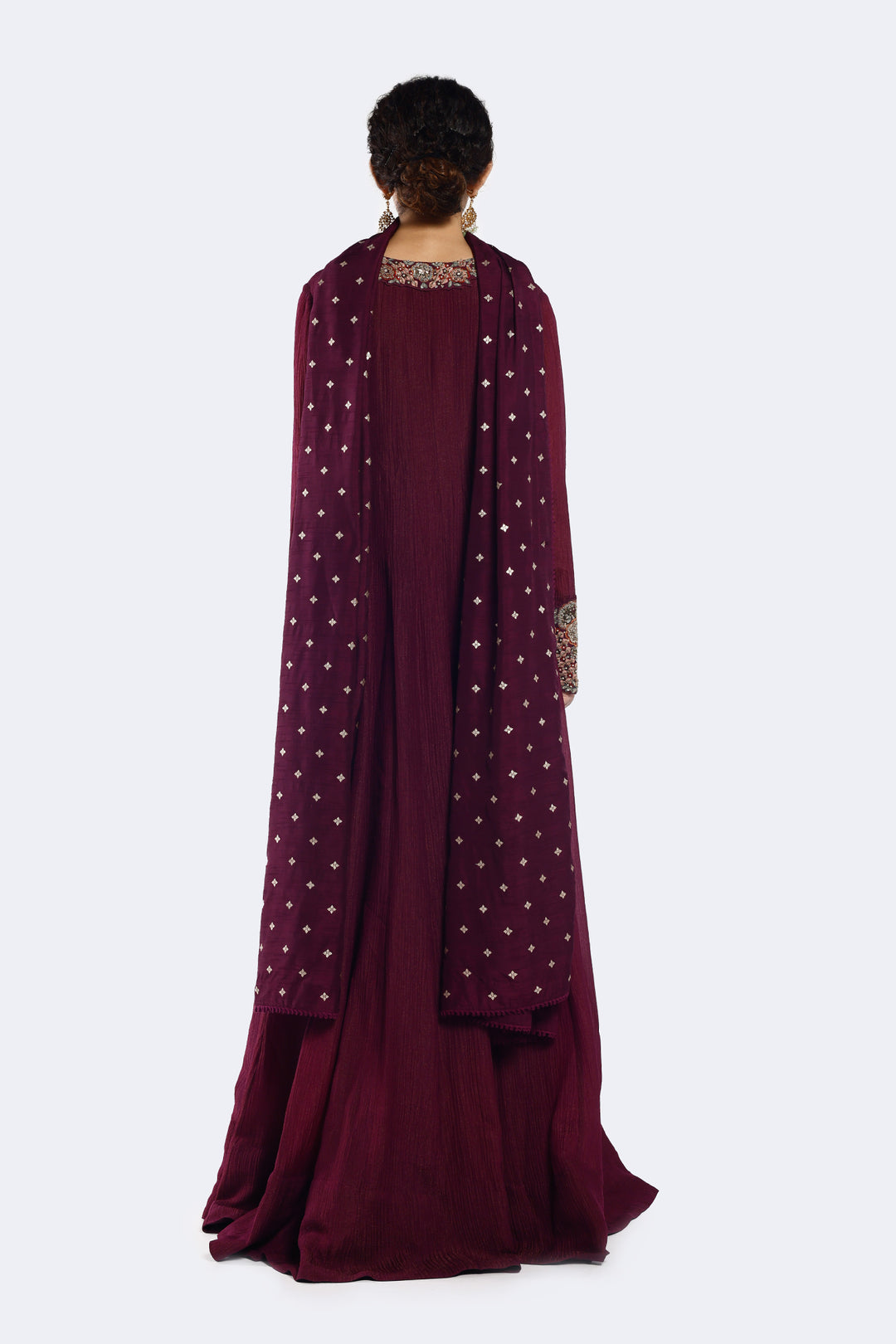 Bedecked Paisley Anarkali Suit set