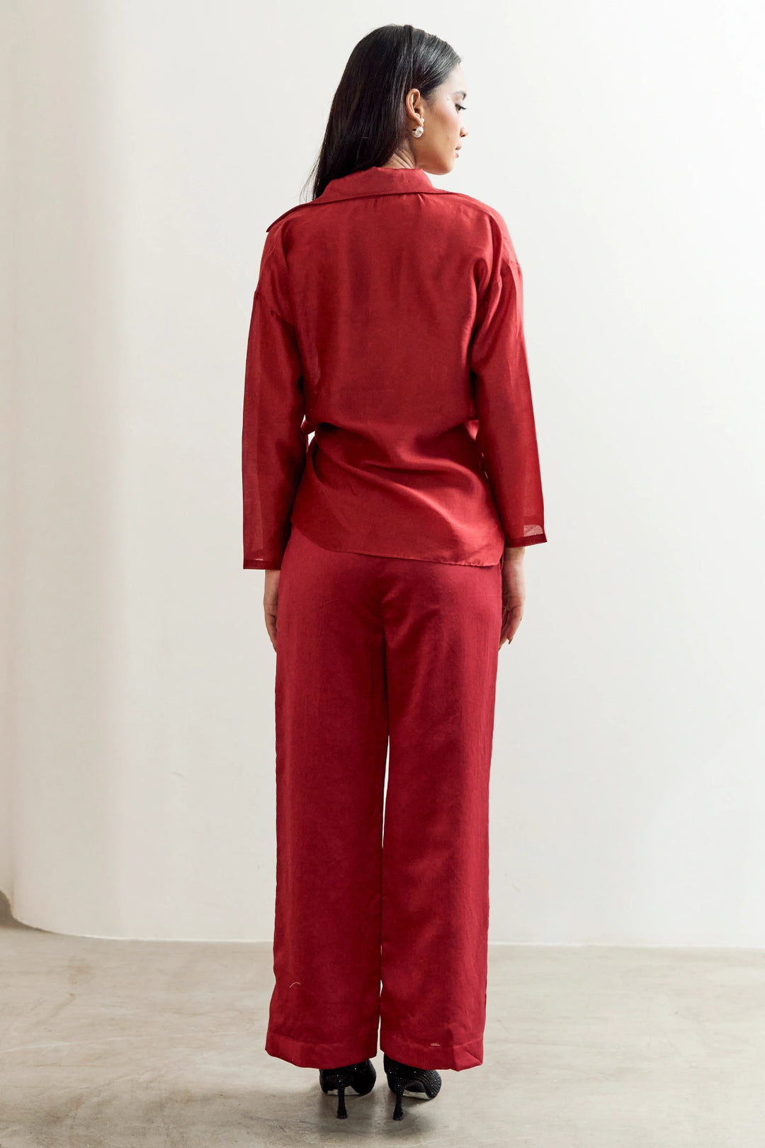 Brooch Side tie Co-ord