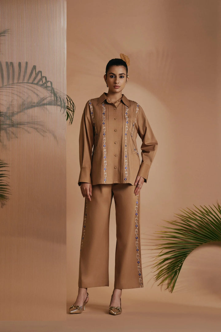 Origani Brown Reverie Co-ord Set