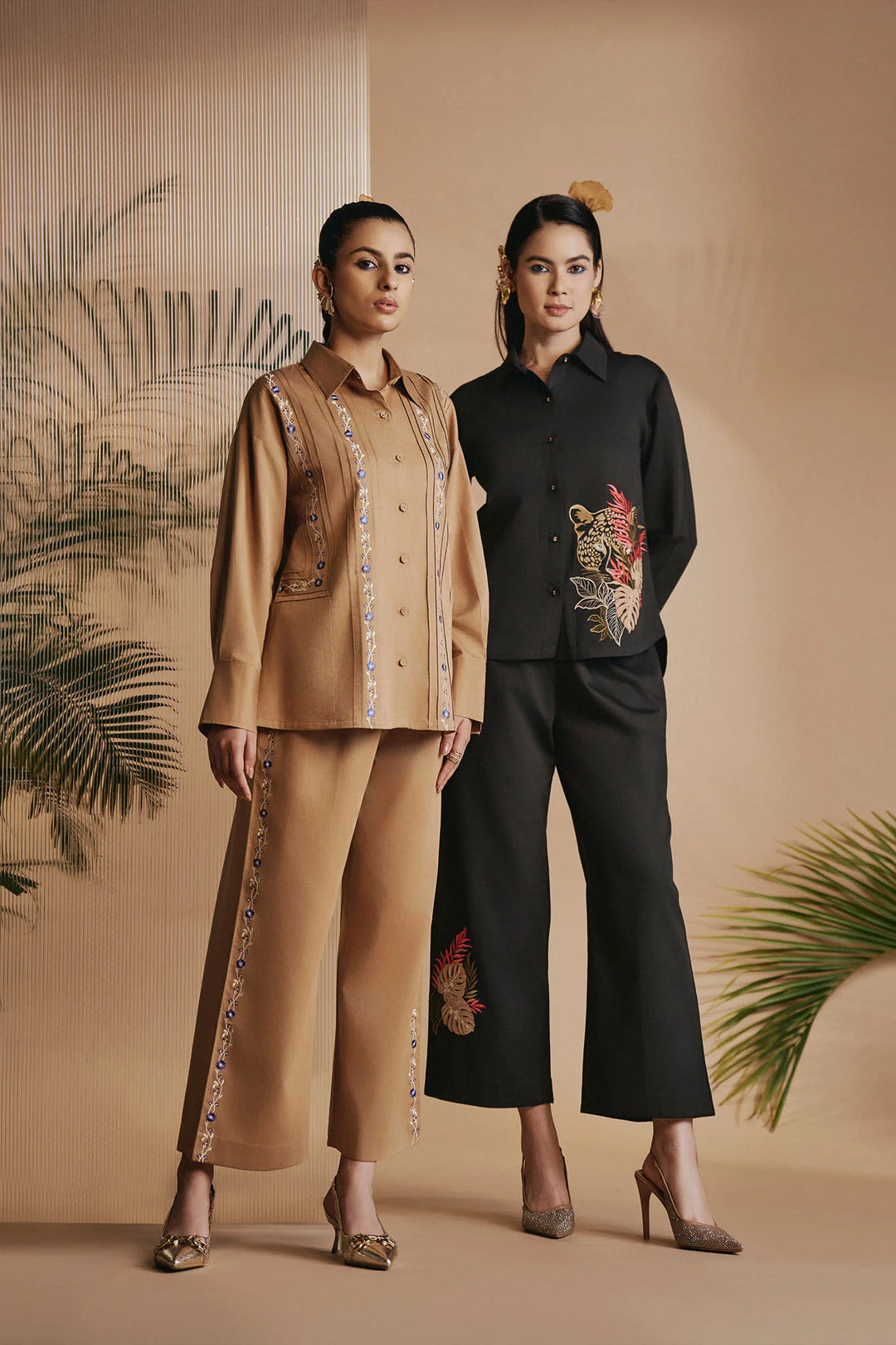 Origani Brown Reverie Co-ord Set