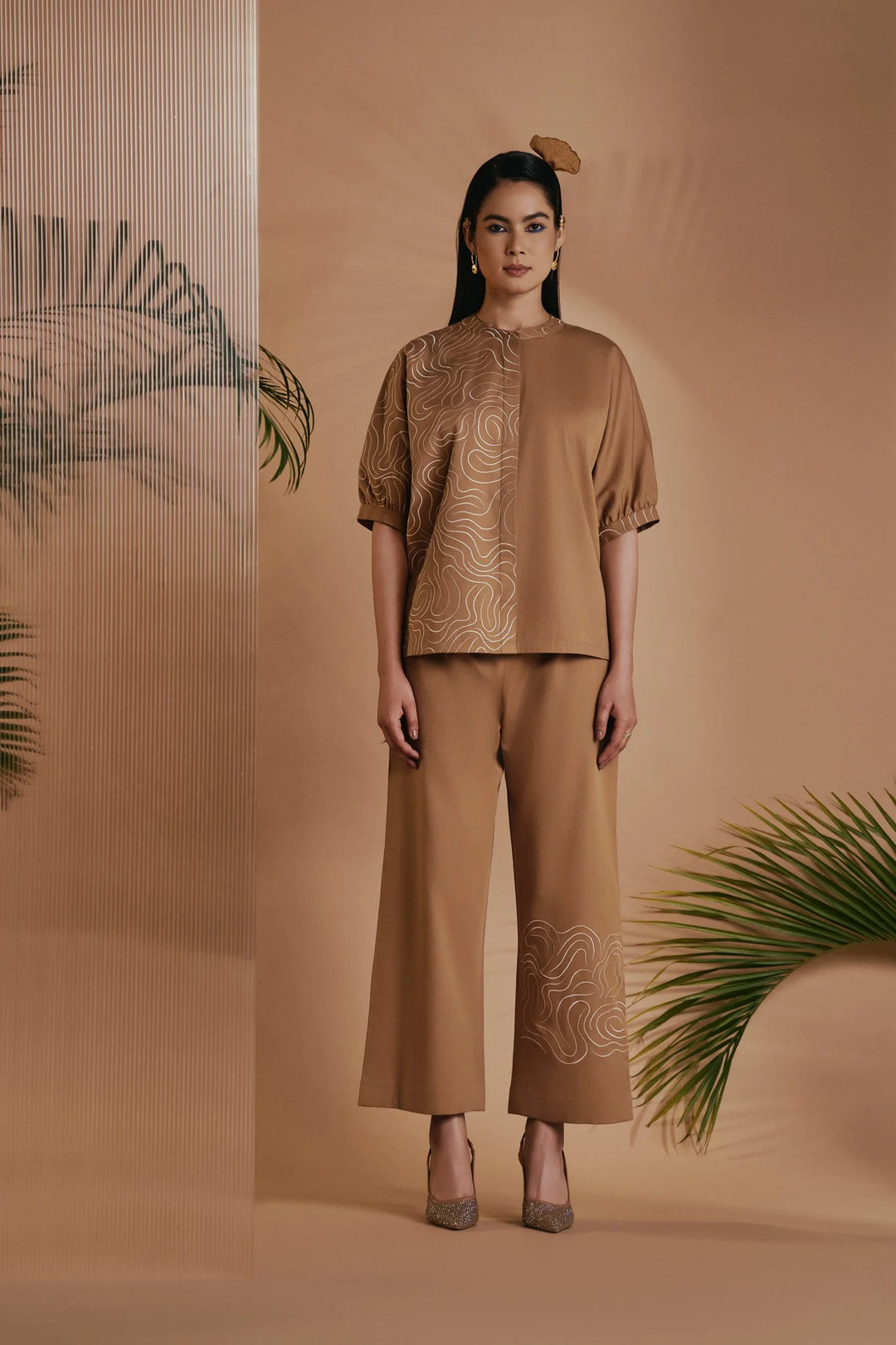 Origani Brown Mirage Shirt