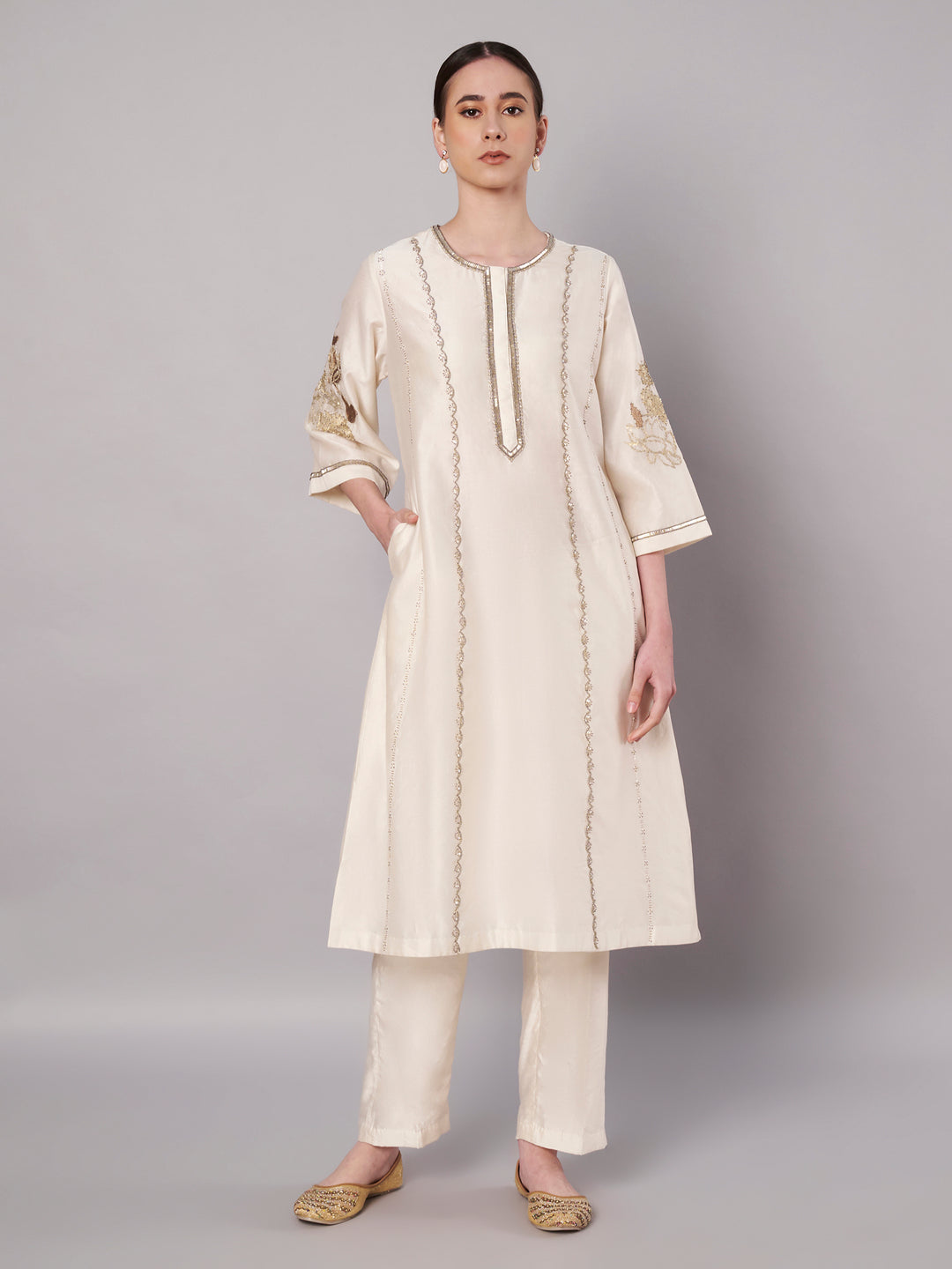 Breeze Trail A Line Set - Ivory