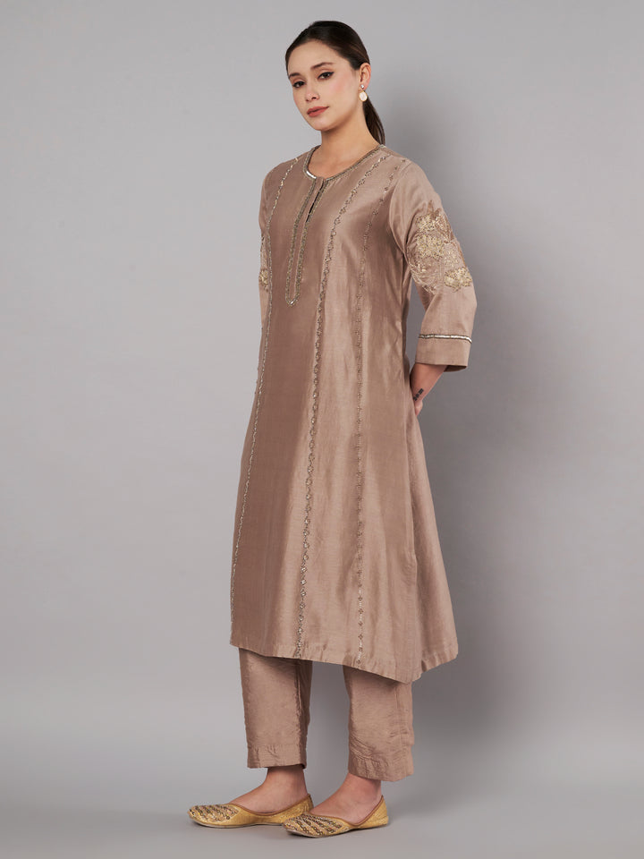 Breeze Trail A Line Set - Taupe