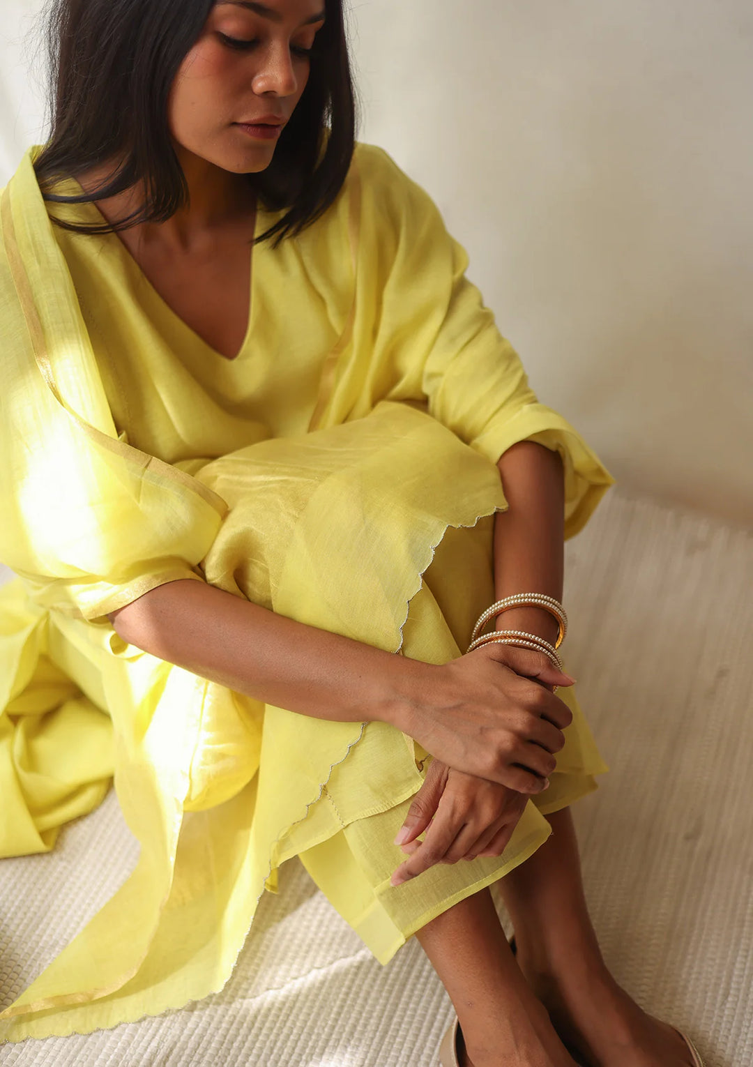 Canary Basic Kurta Set