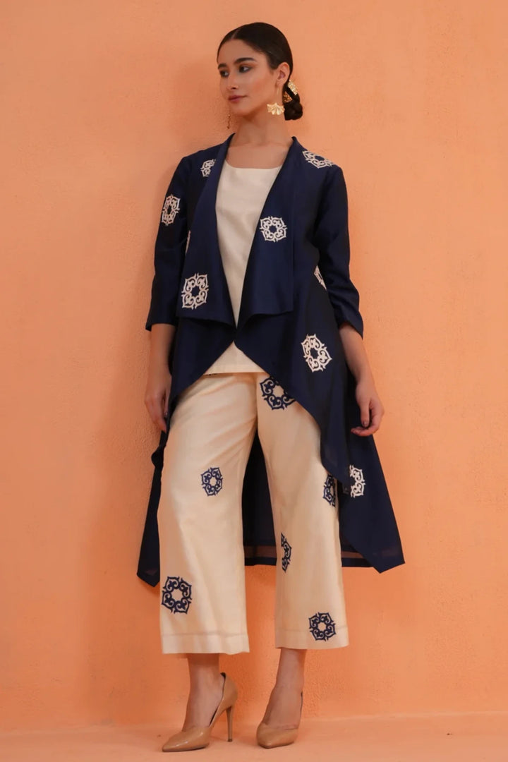 Origani Blue Ivory Celestial 3 Pcs Set