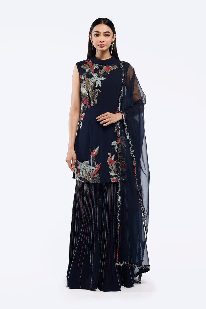 Cheed Floral Sharara suit set