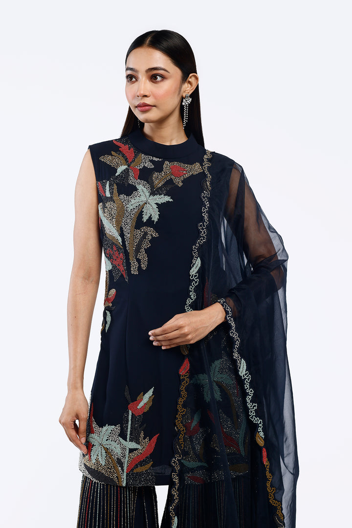 Cheed Floral Sharara suit set