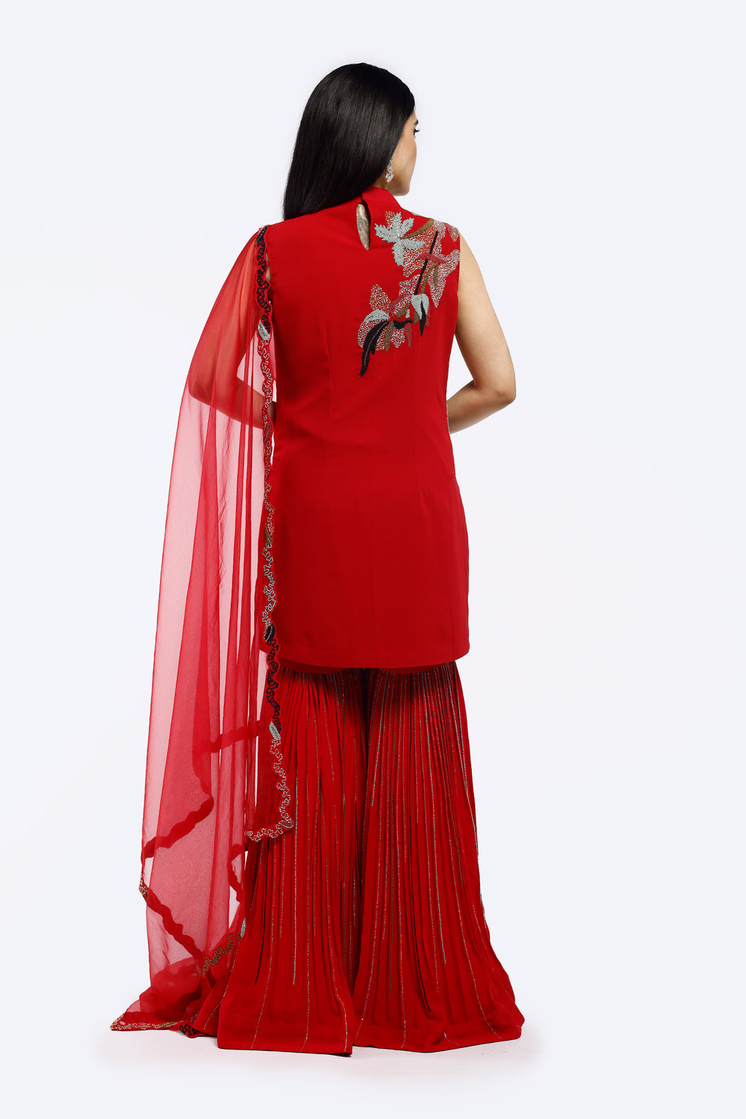 Cheed Floral Sharara suit set