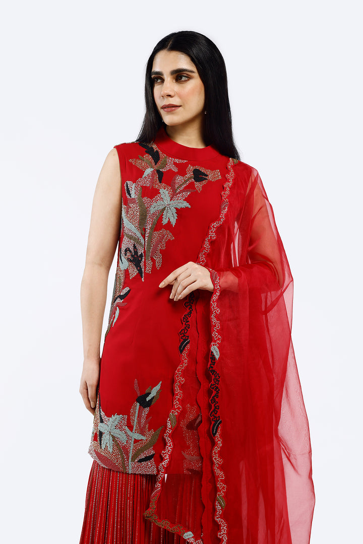 Cheed Floral Sharara suit set