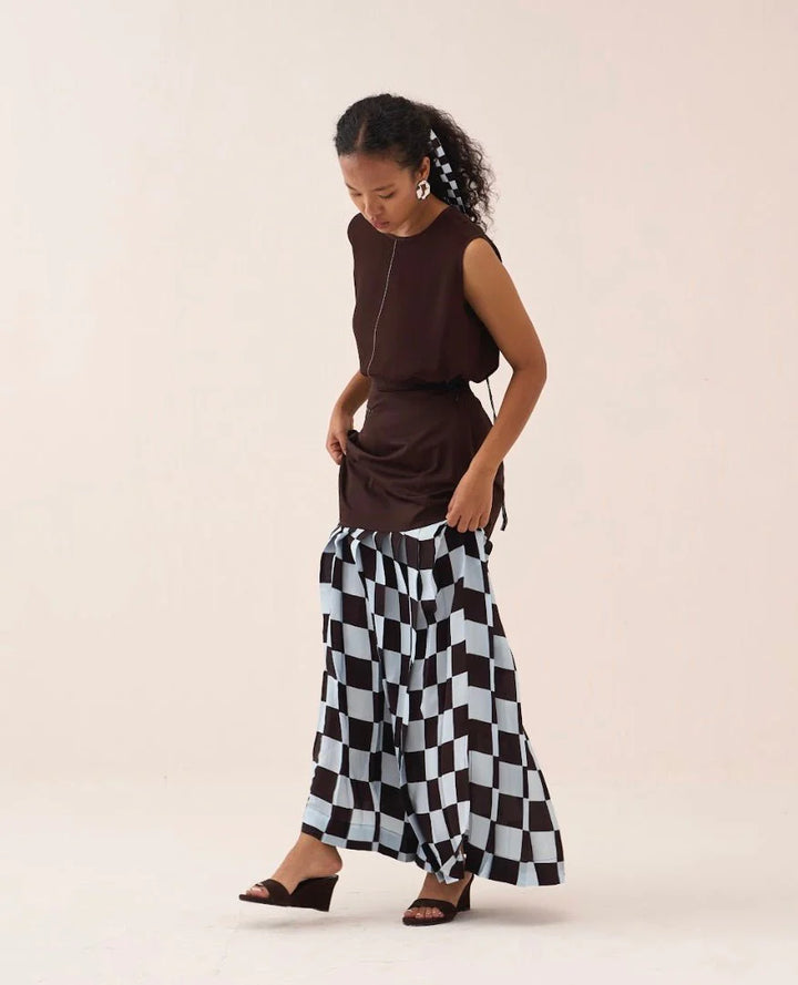 Checkered Skirt