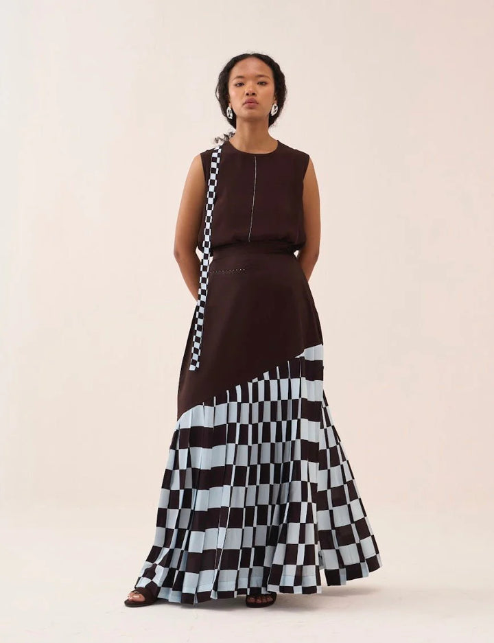 Checkered Skirt