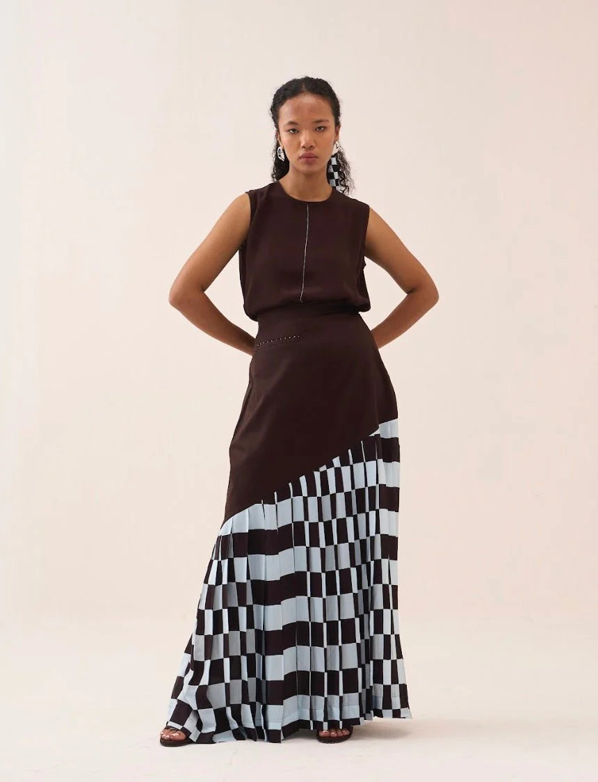 Checkered Skirt