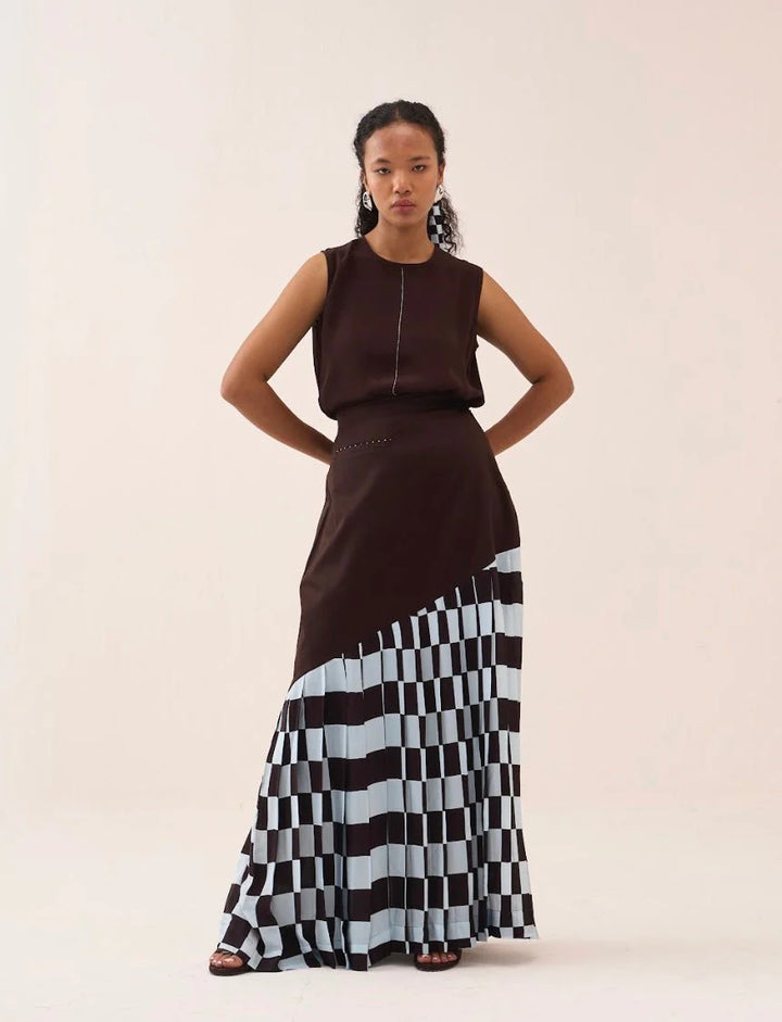 Checkered Skirt