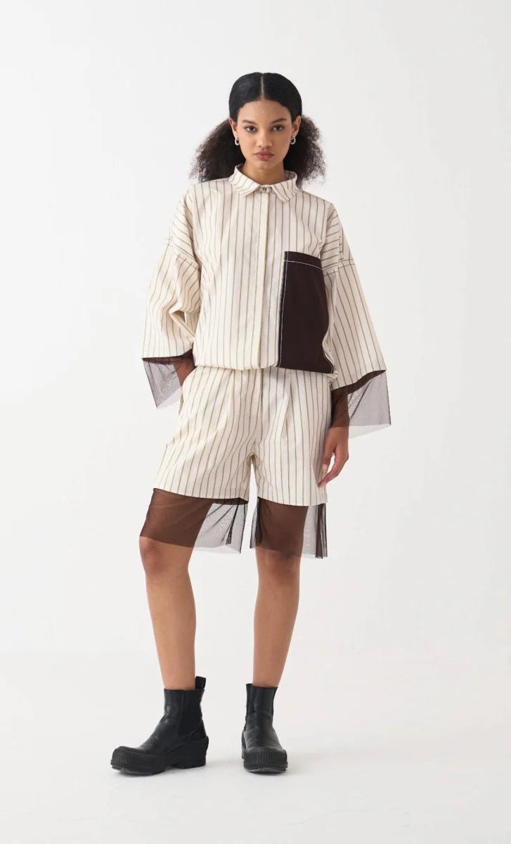 Contrast Detail Shirt