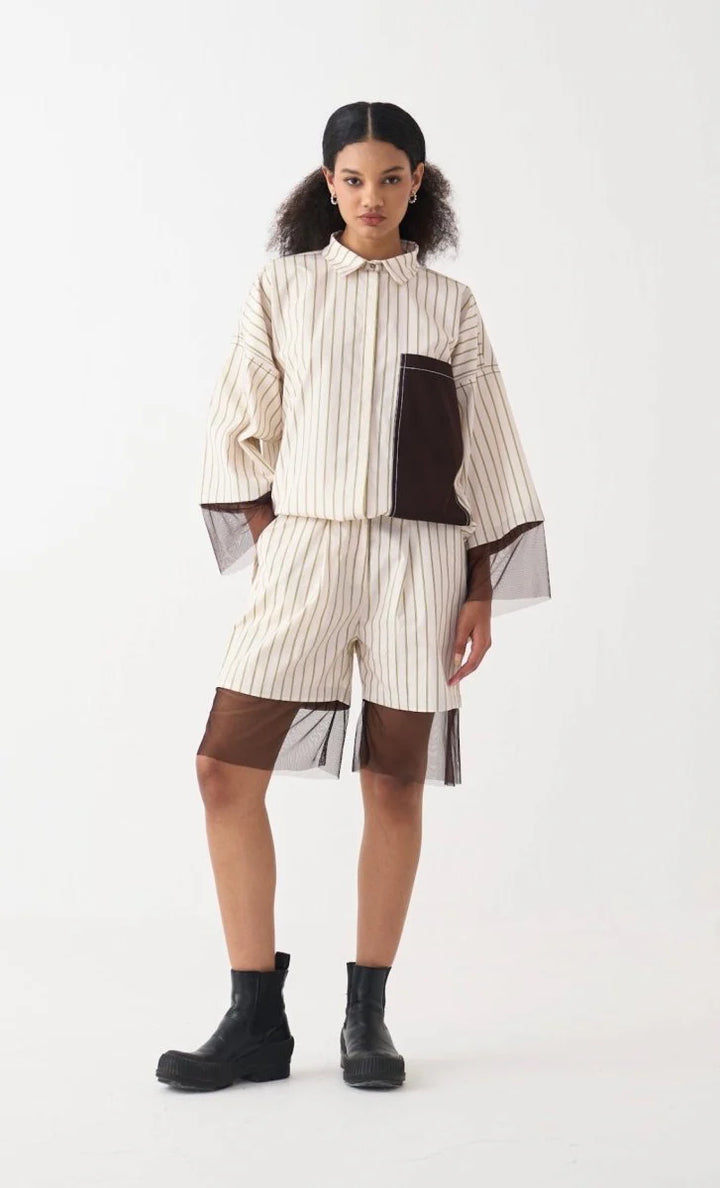 Contrast Detail Shirt