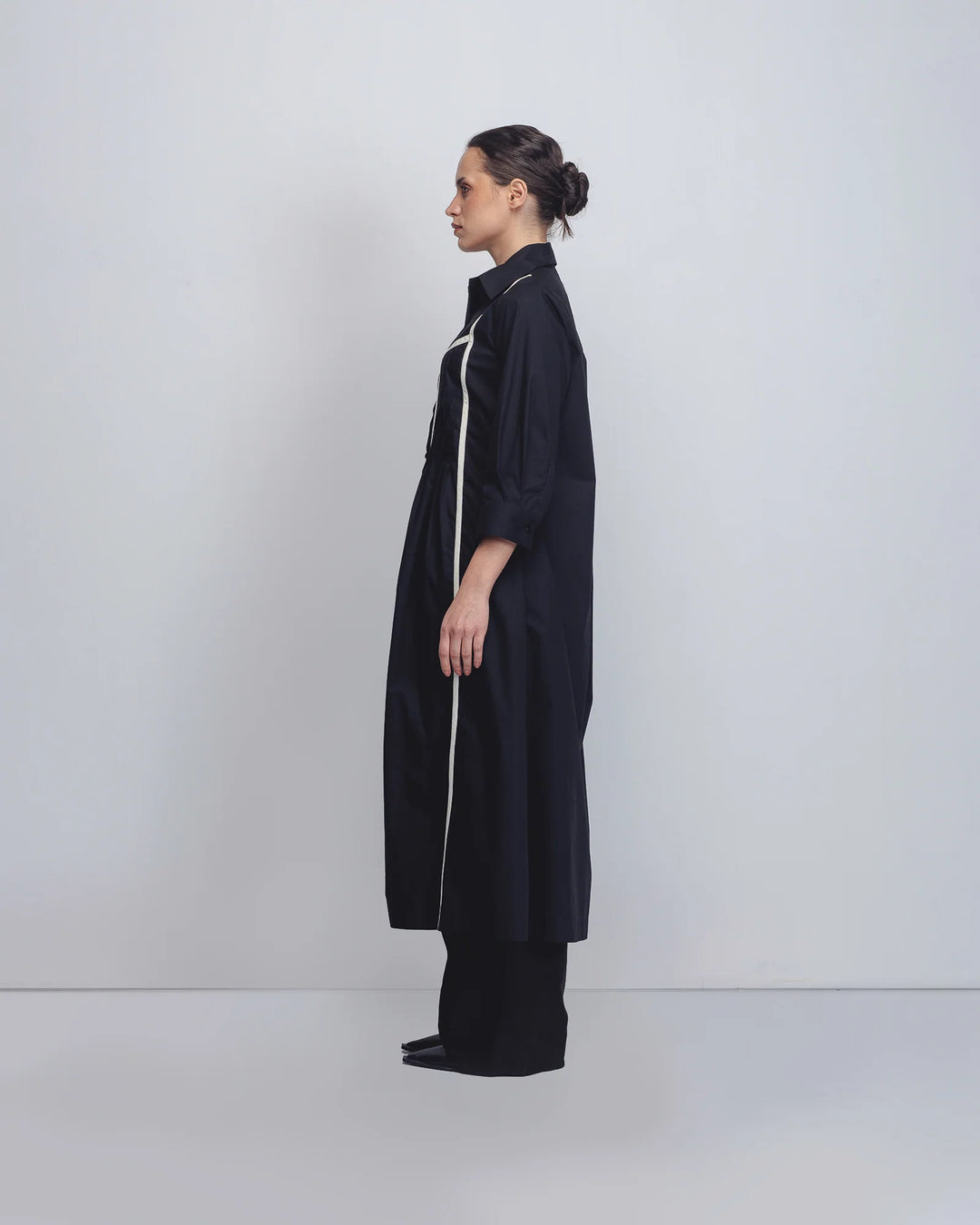 Column Shirt Dress