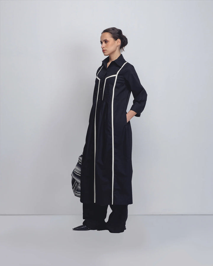 Column Shirt Dress