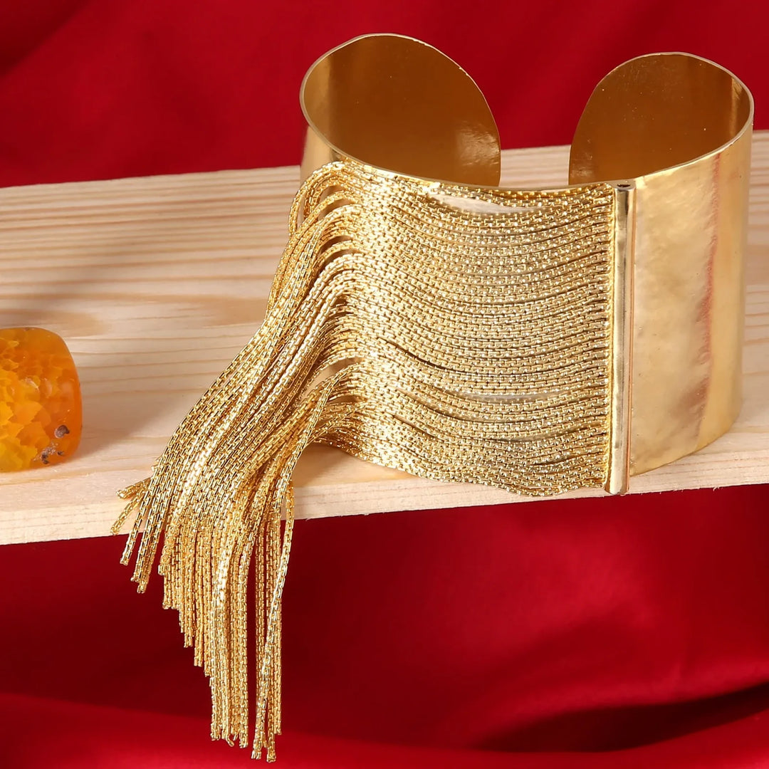 Dangler Gold Cuff