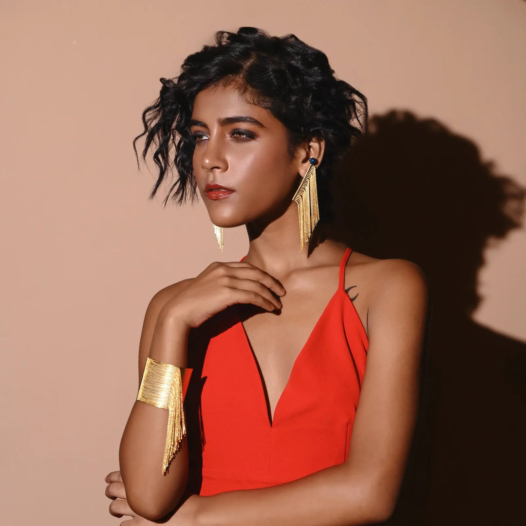 Dangler Gold Cuff