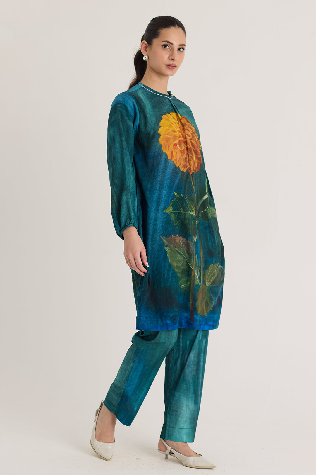 Dilly Dally Twill Kurta Set