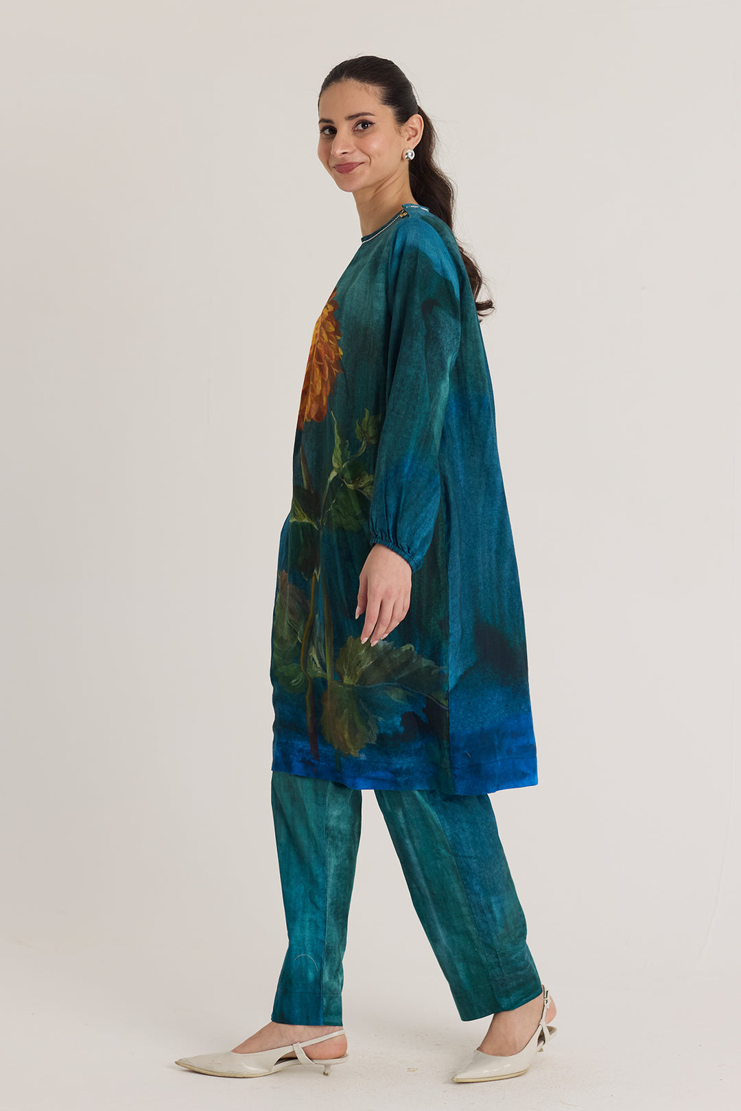 Dilly Dally Twill Kurta Set
