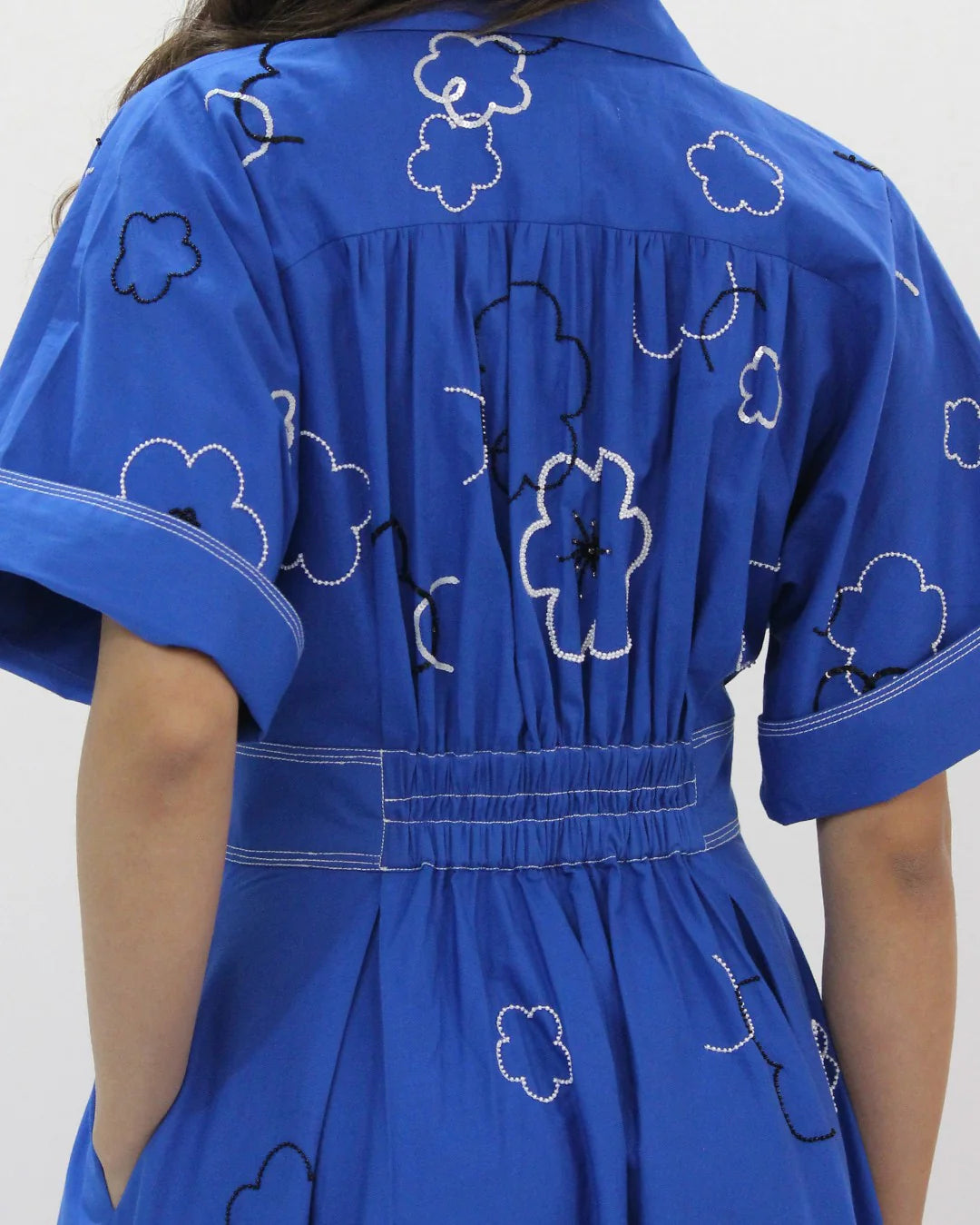 Ditsy Embroidered Sundress