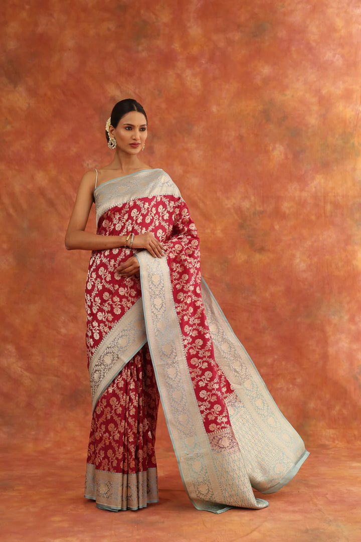 Dahlia Handwoven Saree