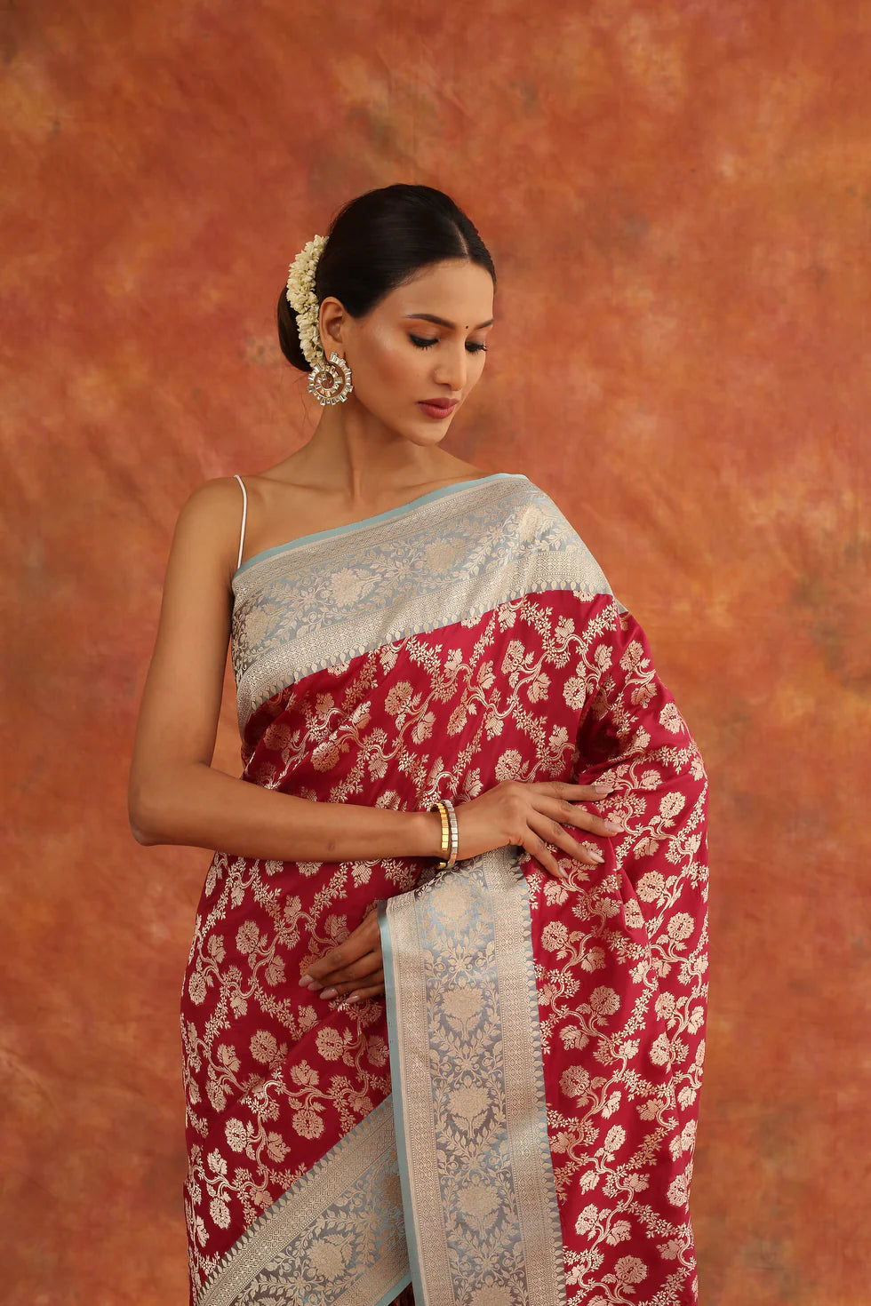 Dahlia Handwoven Saree