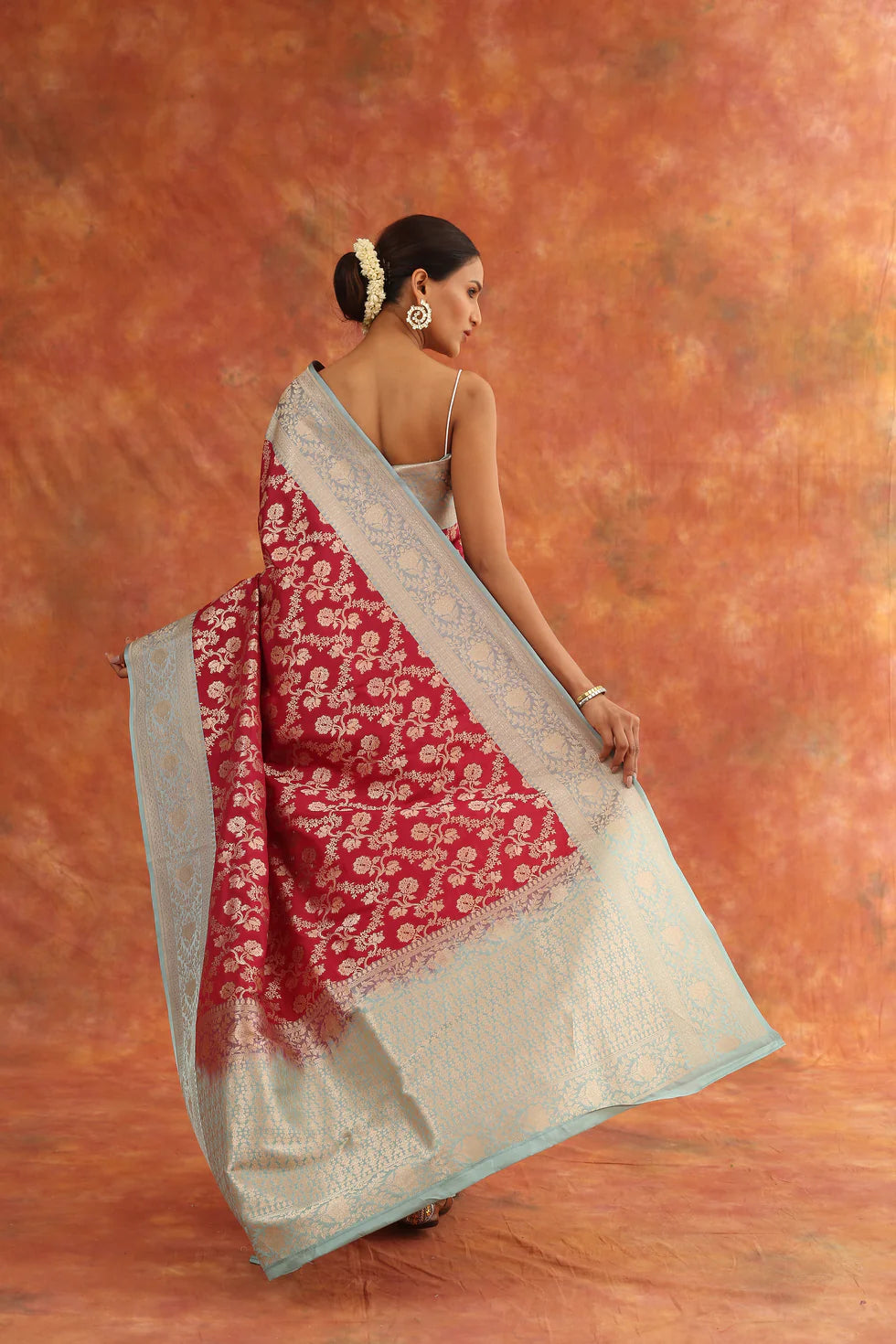 Dahlia Handwoven Saree
