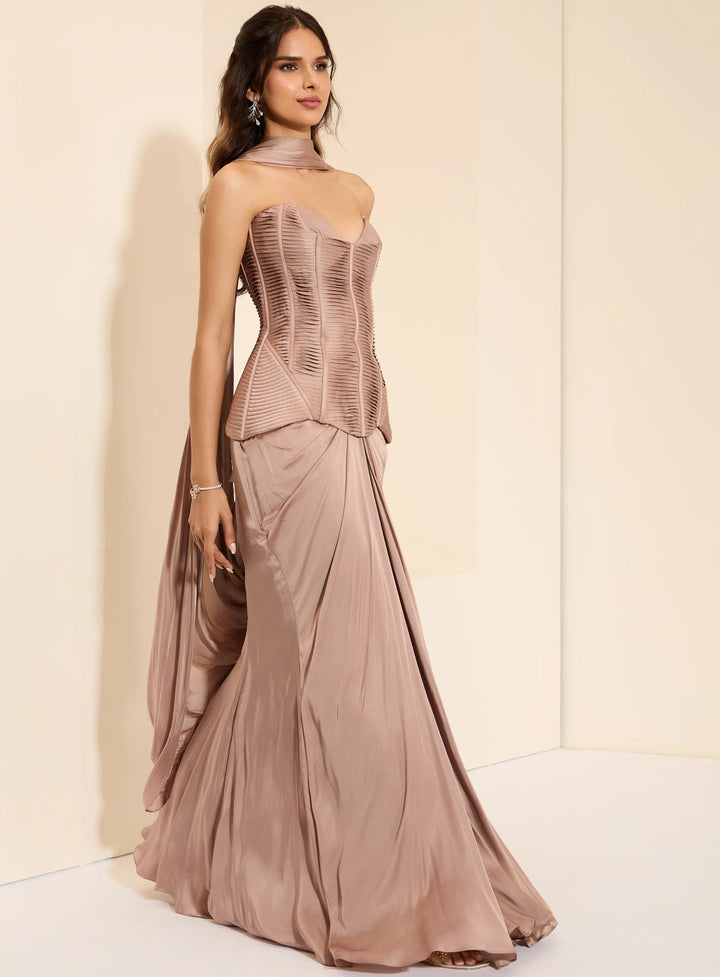 Dessert Rose Corset & Drape