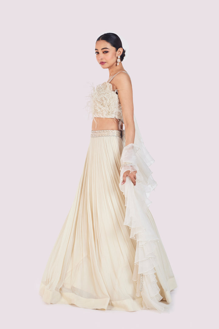 Downy Ruffle Lehenga