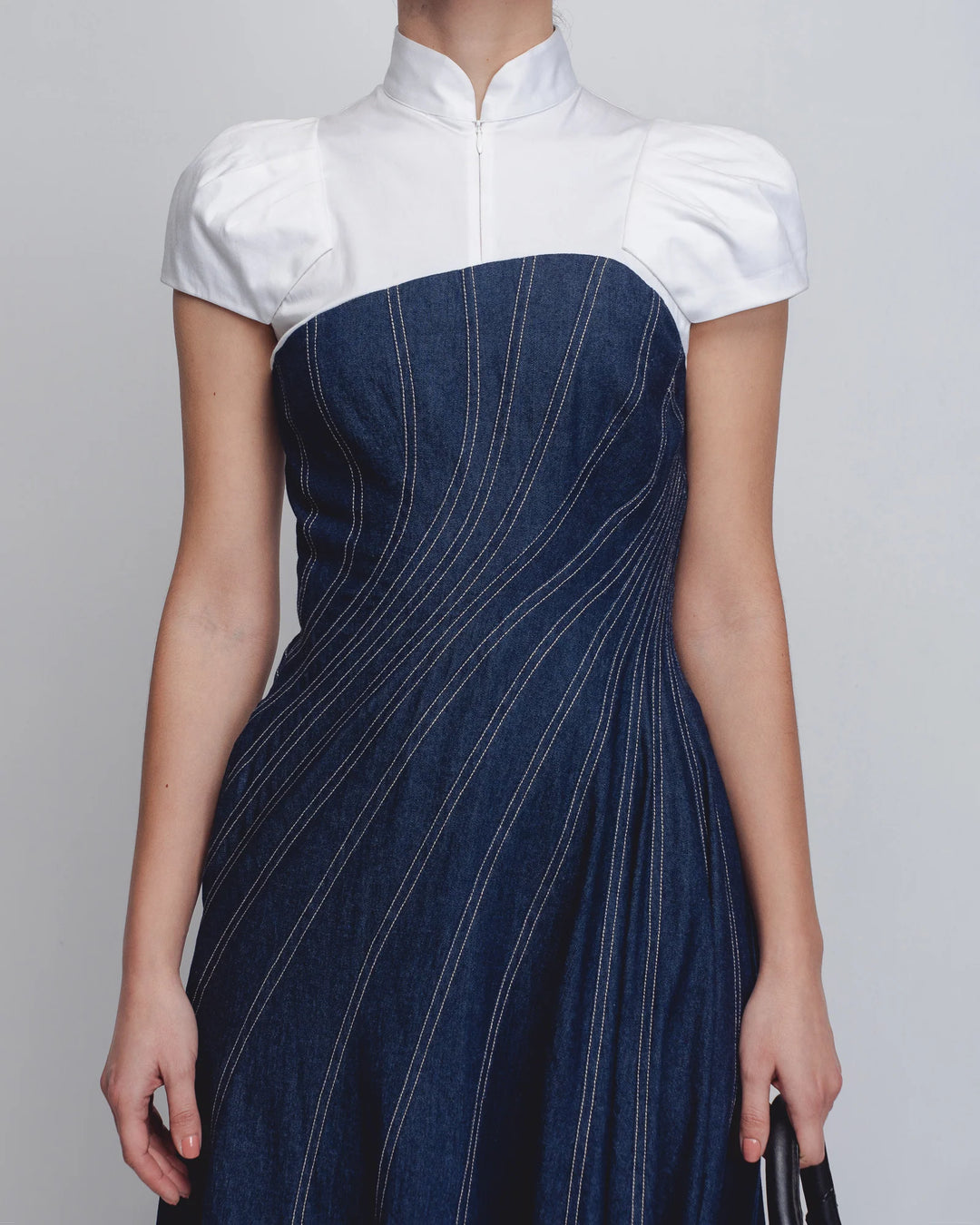 Denim Swirl Dress