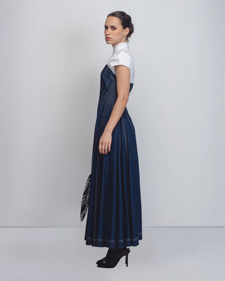 Denim Swirl Dress