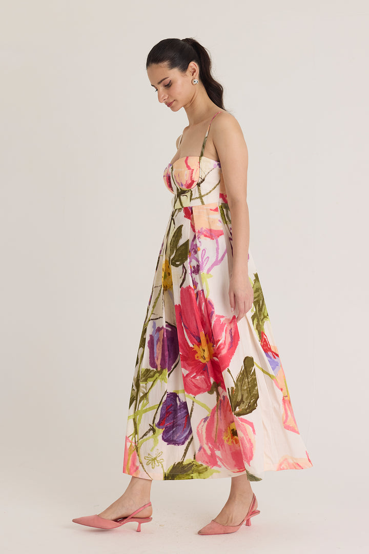 Dolly White Bralette Dress
