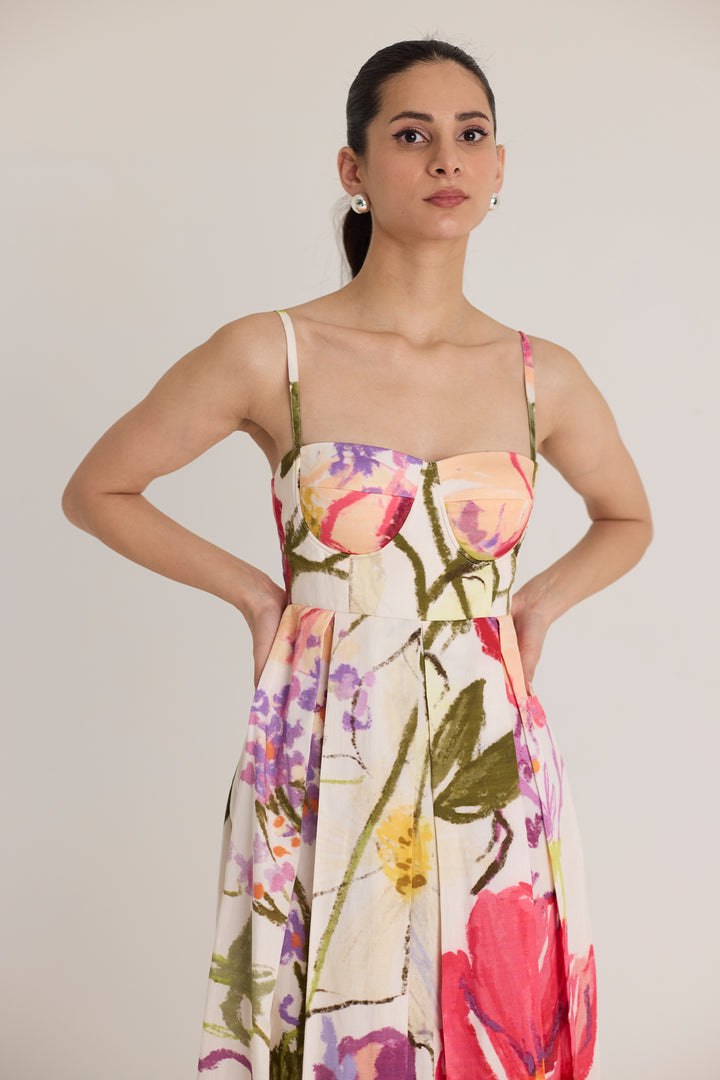 Dolly White Bralette Dress