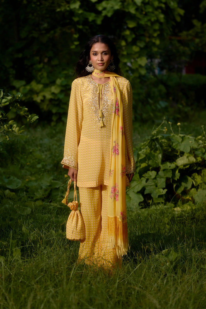 Dilruba Yellow Kurta