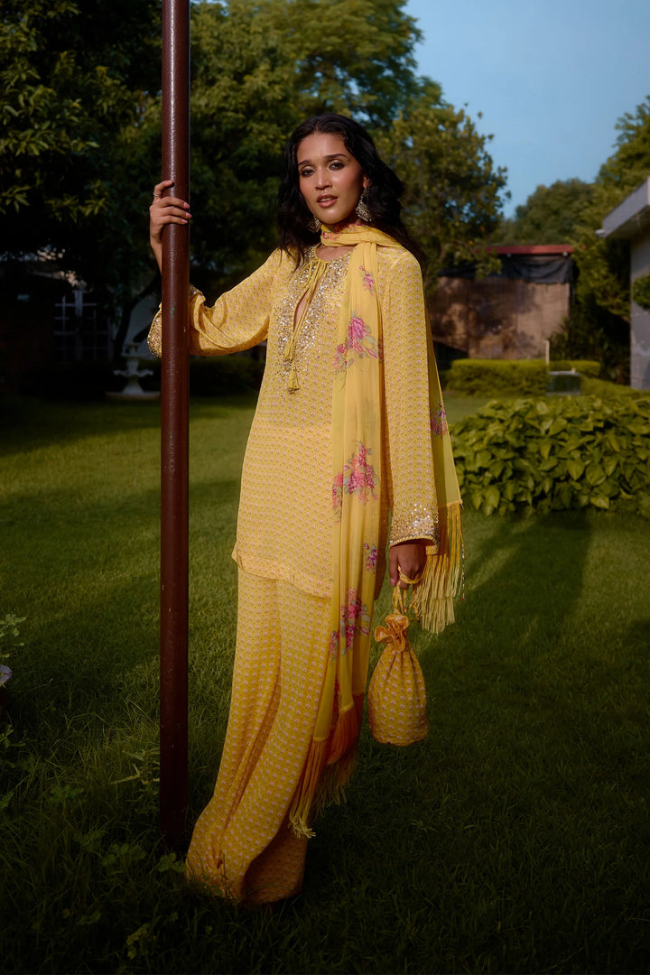 Dilruba Yellow Kurta