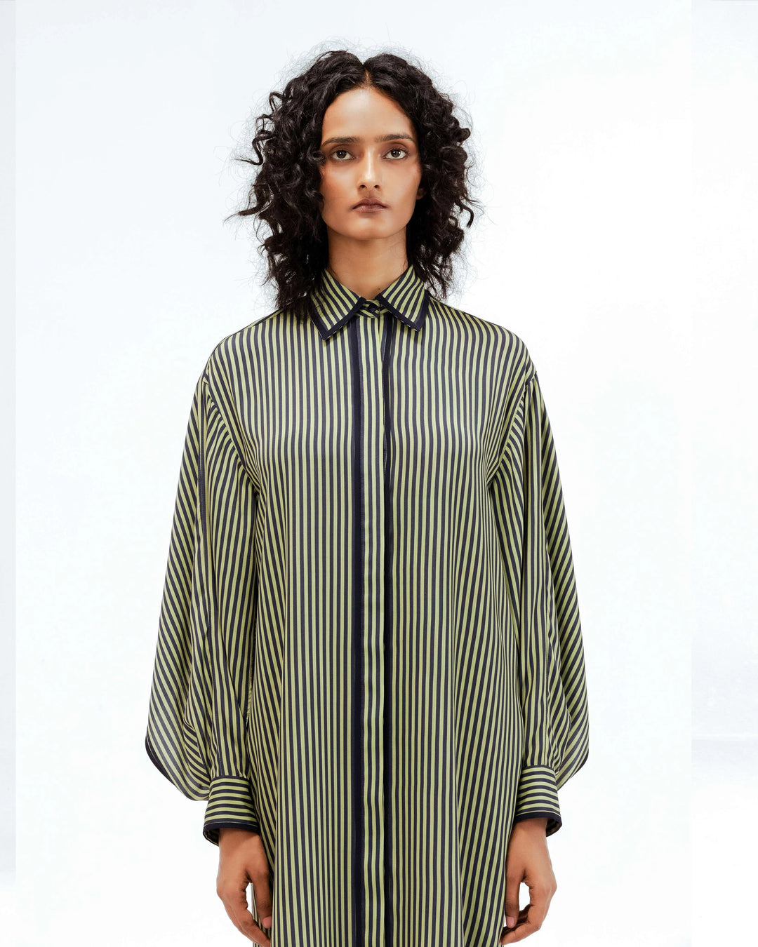 Elian Crepe Shirt Dress