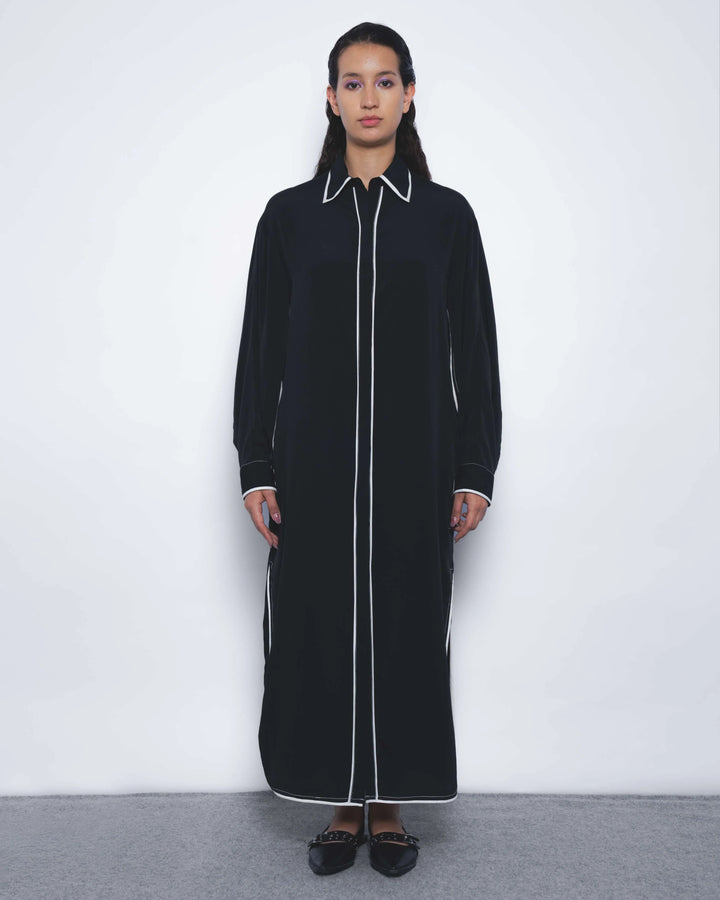 Elian Crepe Shirt Dress