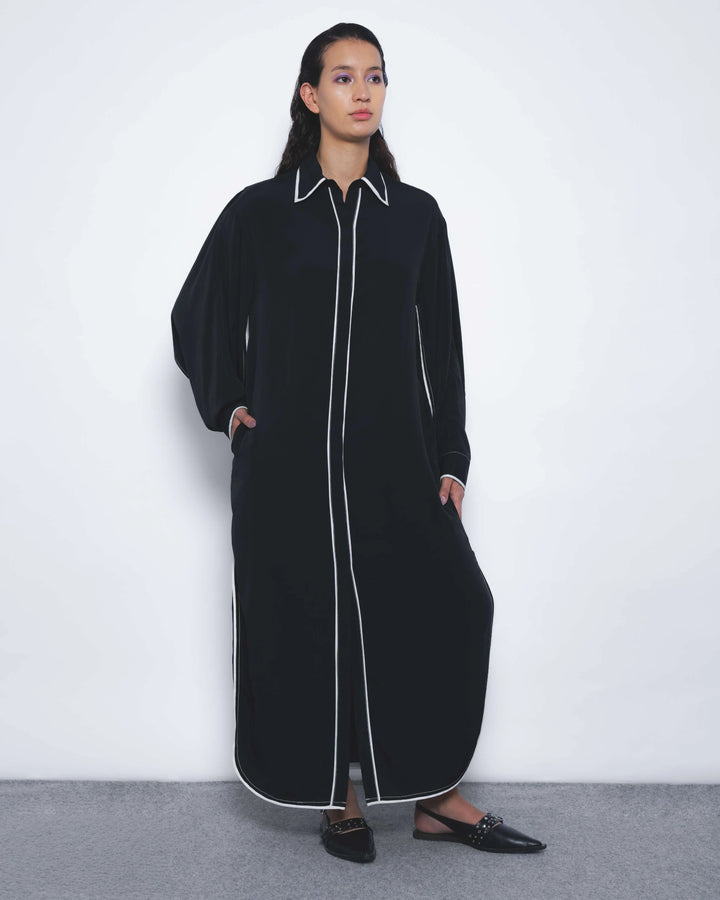 Elian Crepe Shirt Dress