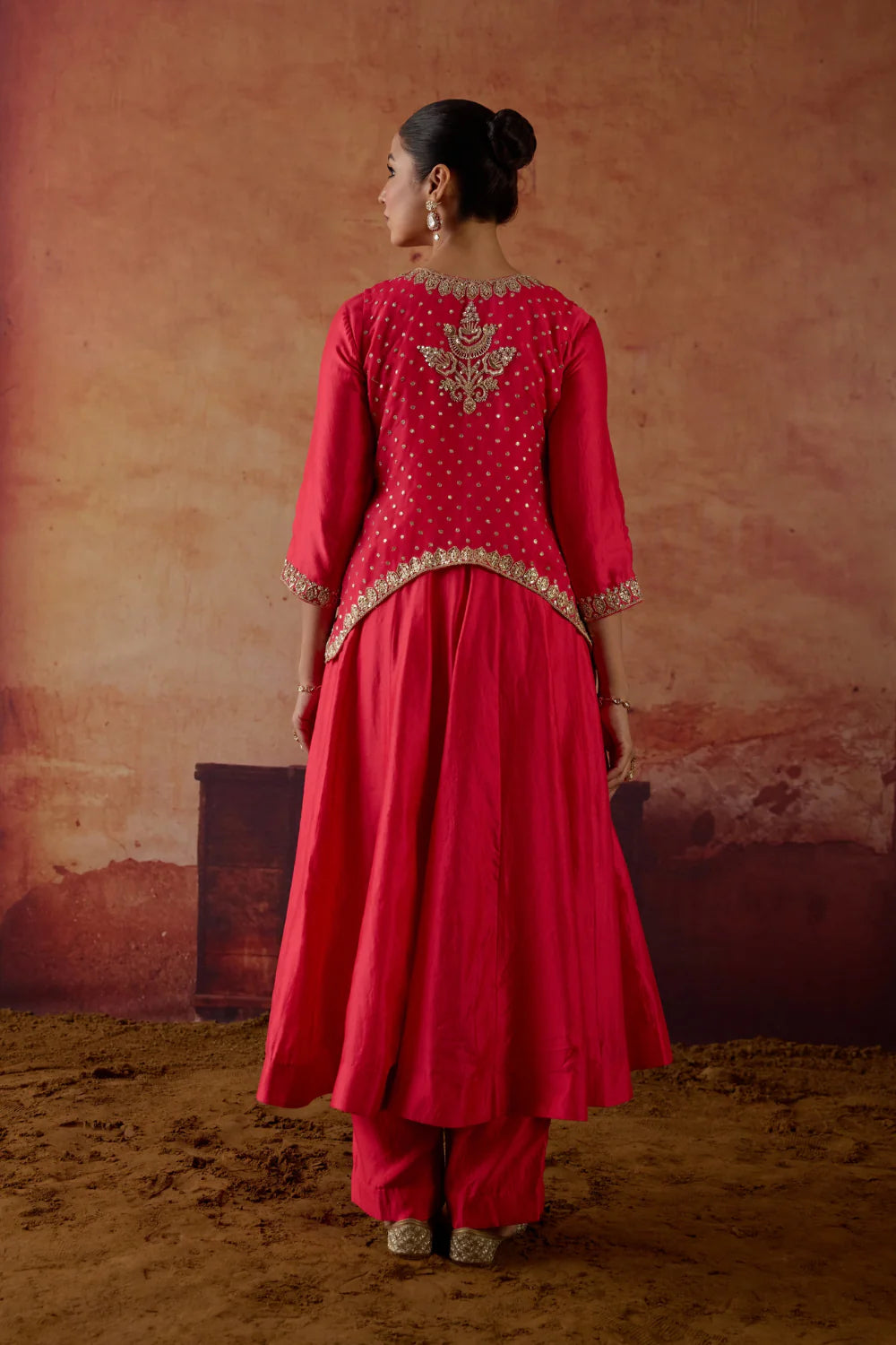 Eka Jacket Anarkali Set