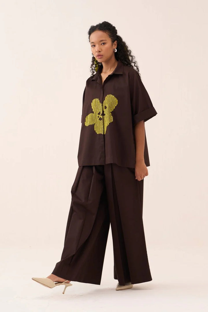 Emb. Floral Shirt