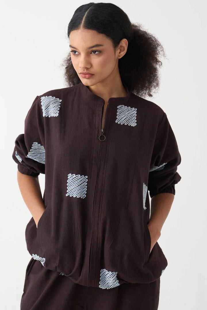 Emb. Bomber Jacket Coord (Set of 2)