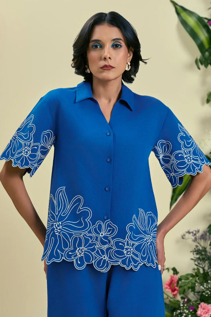 Origani Blue Evaya Shirt