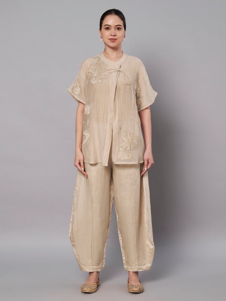 Florette Coord Set - Champagne