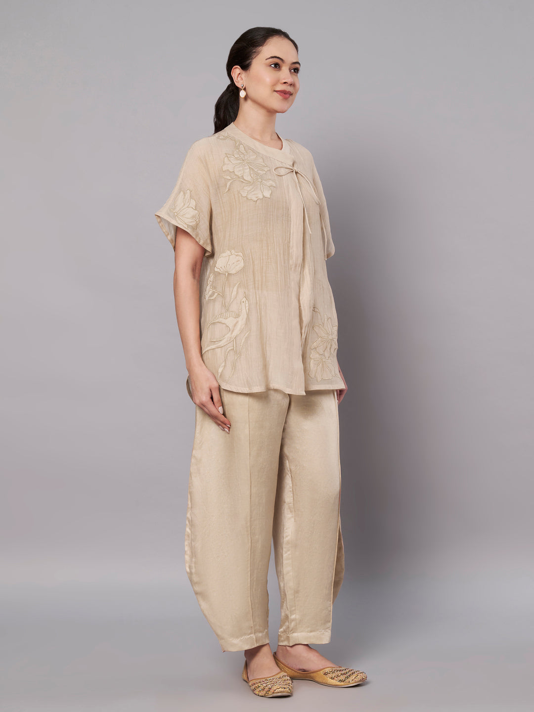 Florette Coord Set - Champagne