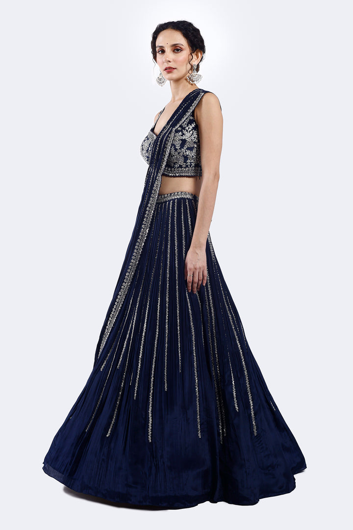 Floral Decked Lehenga